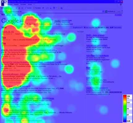 Drugie wyszukiwanie wyniki badania Eye Tracking