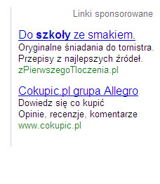reklamy na pierwszy dzień w szkole 1
