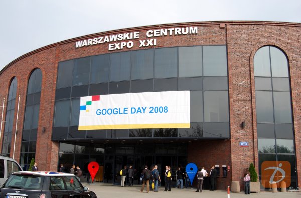 Sale targowe Expo XXI - Google Day 2008