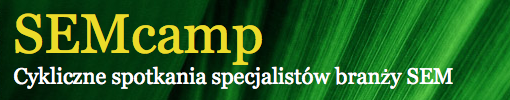 Logo SEMcamp - Cykliczne spotkania specjalistów branży SEM