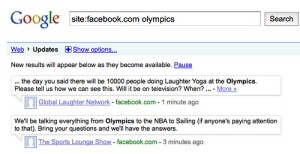 update'y z fanpejdży Facebooka w wynikach wyszukiwania real-time na Google