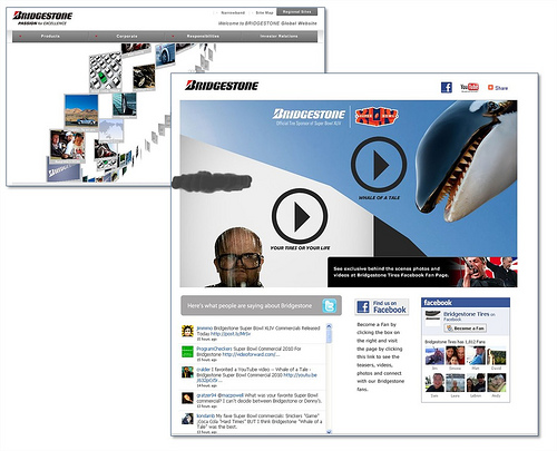 główne strony: bridgestone.com + bridgestone.com/superbowl