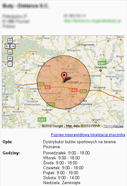 Centrum Firm Lokalnych - mapa Centrum Firm Lokalnych - mapa