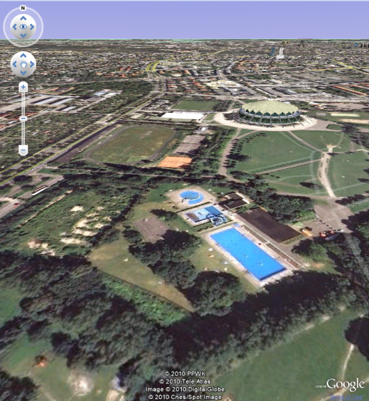 Earth w Google Maps - widok Earth w Google Maps - widok