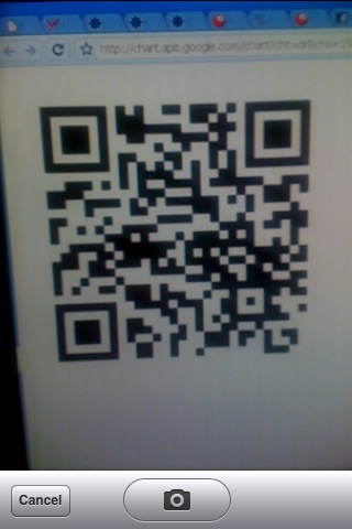 kod QR na ekranie komputera kod QR na ekranie komputera