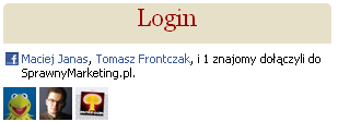 login wtyczka Facebook login wtyczka Facebook