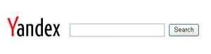 Yandex logo searchbox