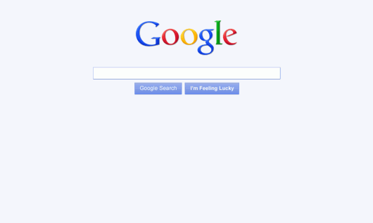 projekt głónej strony Google projekt głónej strony Google