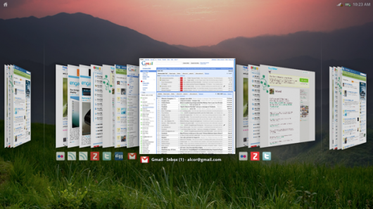 Chrome OS - przełączanie okien
