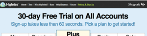 37signals - nagłówek "30-day free trial on all accounts" 37signals - nagłówek "30-day free trial on all accounts"